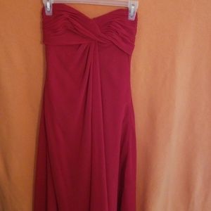 Red homecoming dress